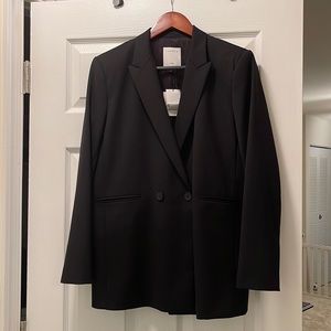 Sandro women’s black blazer size 42. Brand new